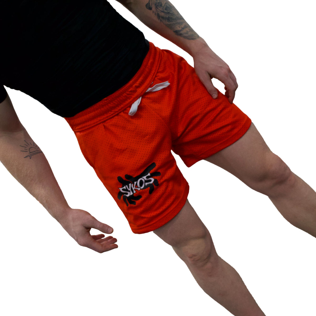 Mesh Drawstring Shorts
